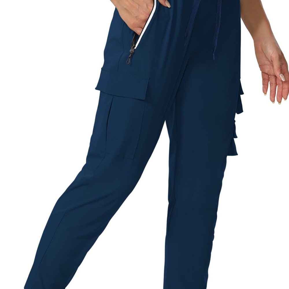CAKULO Women’s lightweight Cargo Hiking Pants blue size S